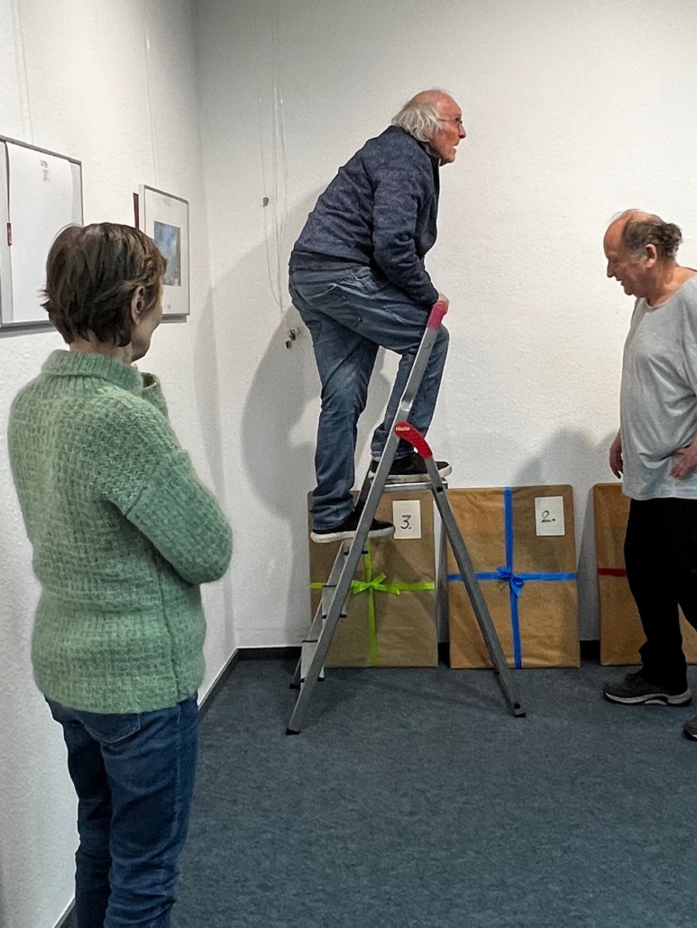 Vorbereitungen für die Vernissage 2026